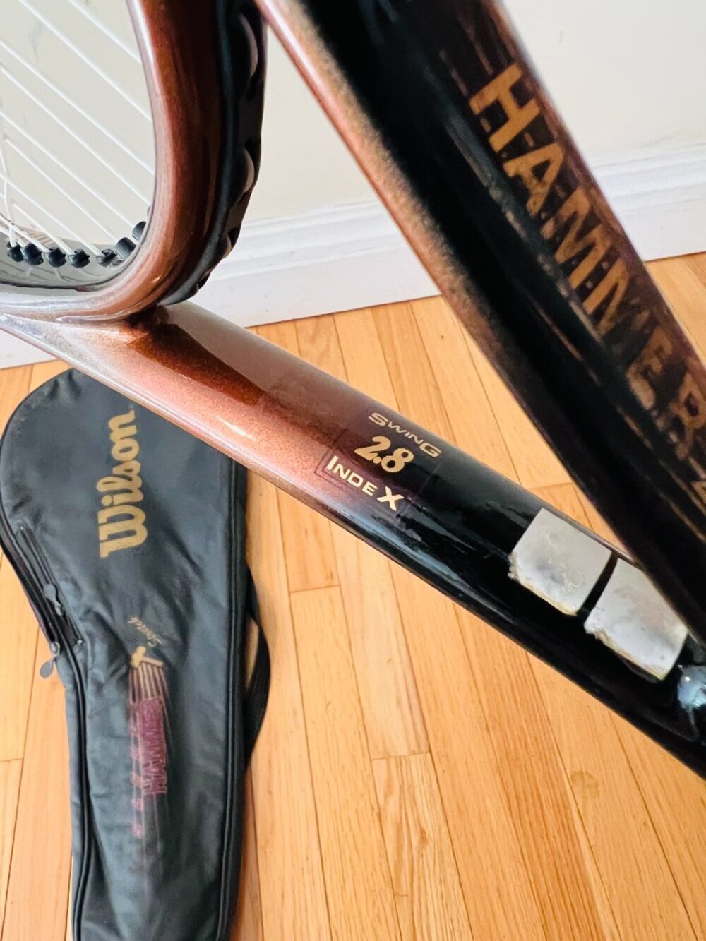 Wilson Sledge Hammer indeX 2.8 Stretch 116Tennis Racquet Racket 4 5/8  with bag - Picture 7 of 16